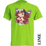 detske-levne-bavlnene-tricko-potisk-motylek Barva: Lime - limetková, velikost: 104