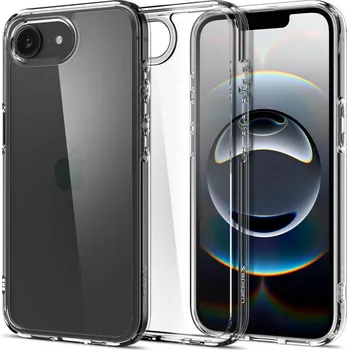 Pouzdro na mobilní telefon Spigen - Ultra Hybrid - iPhone 17e - Crystal Clear