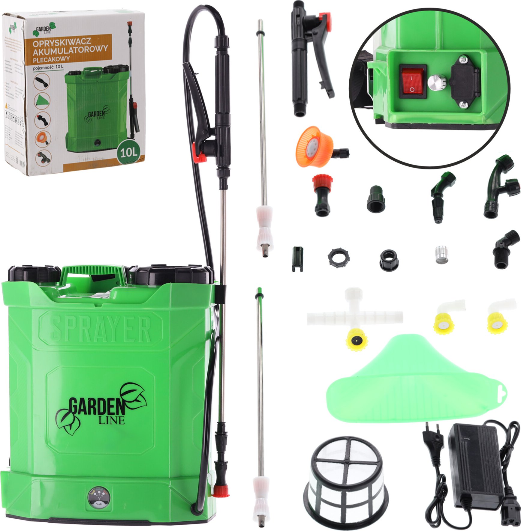 Aga Akumulátorový postřikovač na záda 10 l