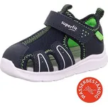 SUPERFIT chlapecké sandálky WAVE 1-000478-8050-2 tmavě modrá/zelená 26
