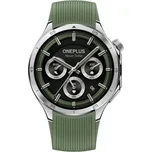 Chytré Hodinky OnePlus Watch 3 46 mm GPS zelené (Emerald Titanium)