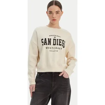 Dámská mikina ONLY Mikina 15254183 Béžová Loose Fit L