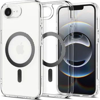 Pouzdro na mobilní telefon Spigen - Ultra Hybrid MagSafe - iPhone 17e - Karbonová vlákna