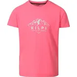 Dívčí bavlněné tričko KILPI ALBION 110 Růžová, Šedá