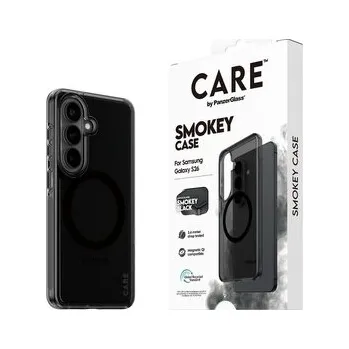 PanzerGlass® CARE Smokey Qi kryt Samsung Galaxy S26 kouřový/černý