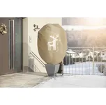 Zimní dekorační obal FloraSelf XXL 1,4 x 2 m 50g/m² béžový