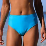 Plavkové jednobarevné kalhotky s vysokým pasem Solaro tyrkysová 38