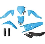 RACETECH (RTECH) 2025/12 sada plastů s kryty teleskopů i sedloM TALARIA STING MX4 / MX5 / TL 4000 / 5500 23-25 barva světlý světle modrý / černá (RACETECH (RTECH) 2025/12 sada plastů s kryty teleskopů i sedloM TALARIA STING MX4 / MX5 / TL 4000 / 5500 23-2