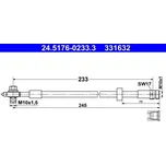 Brzdová hadice ATE 24.5176-0233.3