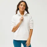 Blancheporte Mikina sherpa se stojáčkem na zip režná 46/48