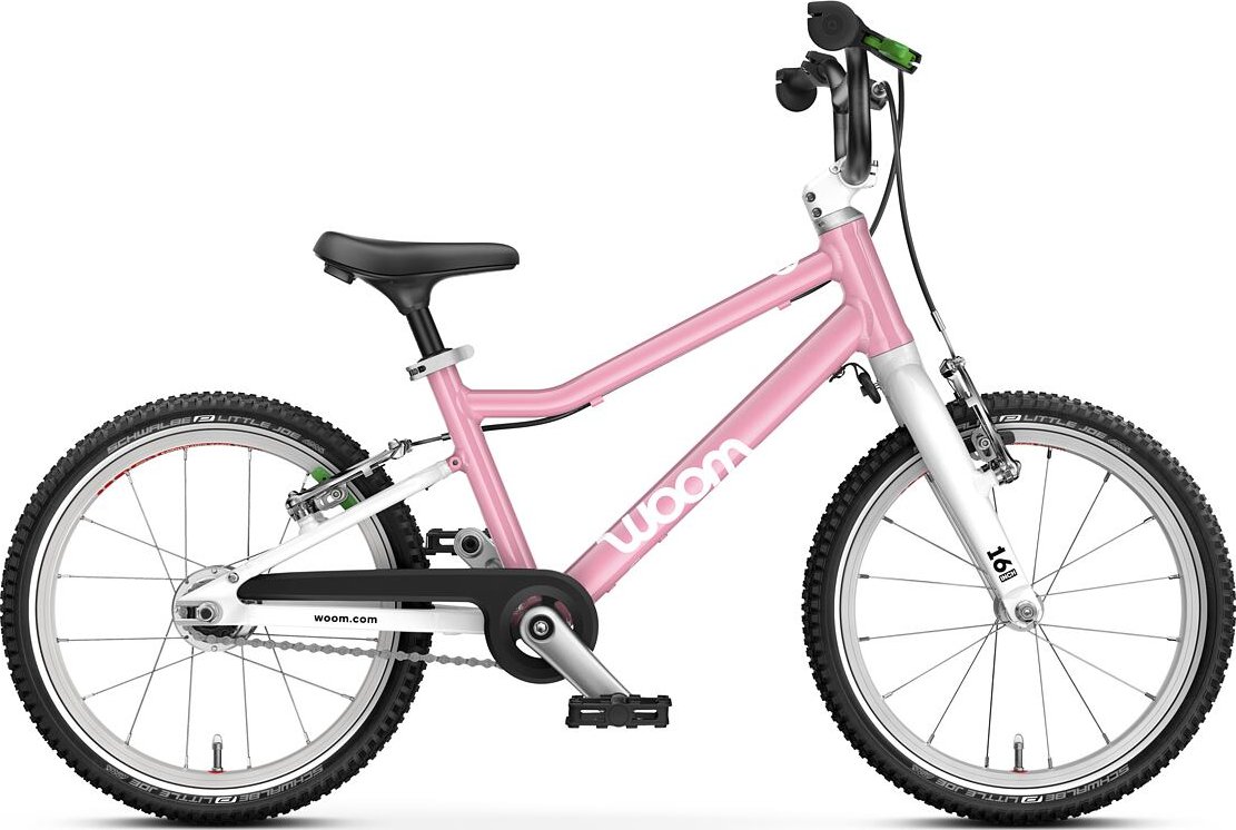 Dětské kolo Woom GO 3 Automagic barva Powder Pink