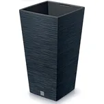 Květináč FURU SQUARE s vložkou antracit 39,5 cm
