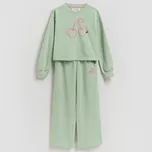 Reserved - GIRLS` JOGGING TOP & TROUSERS - bledá zelená - 150HN-07X - 150HN-07X-140