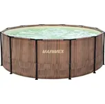 Bazén Marimex Florida 3,66x1,22 m se zabudovaným skimmerem - motiv TEAK