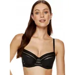 Gorteks vyztužená podprsenka černá velikost 75E