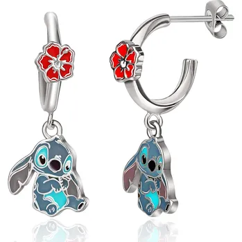 Náušnice Disney Půvabné visací náušnicě s přívěsky Stitch EF00973RL.PH + 2 měsíce na vrácení zboží