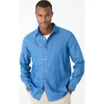 Blancheporte Džínová košile s dlouhými rukávy modrá 47/48