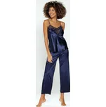 Dkaren dámské pyžamo polyester modré velikost XS