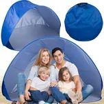 Verk Velký plážový stan samorozkládací s UV ochranou, modrý Velikost: univerzální