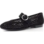 Remonte prořezávané baleríny s nártovým páskem černé D0K18-02 - 39 | P700862