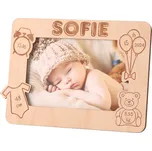 ČistéDřevo LA639 Dřevěný fotorámeček se…