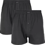 Atlantic Pánské trenýrky 2 pack 003 graphite XXL