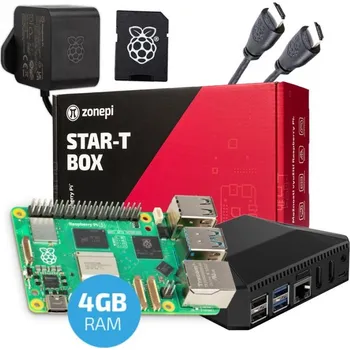 Stolní počítač Sada s Raspberry Pi 5 (4GB RAM), Argon ONE V3 + 32GB microSD + příslušenství