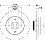 HELLA PAGID Brzdový kotouč 8DD 355 123-301