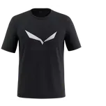 Salewa Solidlogo Dry pánské triko krátký rukáv Black out vel.48/M