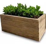 PROFIBA Betonový květináč Desná - imitace dřeva