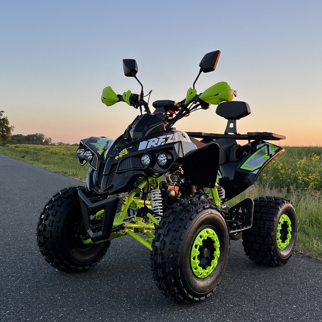 Leramotors Dětská benzínová čtyřkolka Leramotors by APOLLO AVENGER 125ccm Automat 4T - zelená