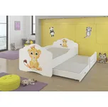 ADRK Furniture Dvojitá postel s matracemi CASIMO II LION 160x80 Dvojitá postel s matracemi CASIMO II