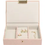 Stackers, Krabička na šperky Stackers Croc s víkem mini růžová - Formadore