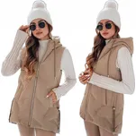 Dámská prošívaná vesta s kapucí TY5107 - XL