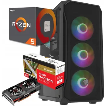 Stolní počítač Počítač Ryzen 5 4,2 GHz | RX 7600 8GB | 16GB RAM / 512GB SSD Win11