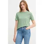 Bavlněné tričko Gant 4200200 zelená 77X, vel. M