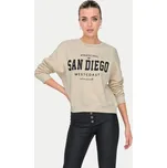 ONLY Mikina 15254183 Béžová Loose Fit M