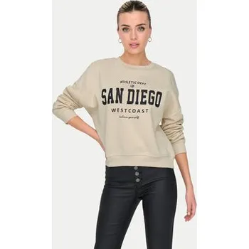 Dámská mikina ONLY Mikina 15254183 Béžová Loose Fit M