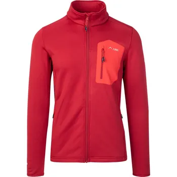 Pánská mikina Pánská Mikina ELBRUS NOMI POLARTEC M000209154 – Vínová XXL