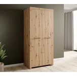 ADRK Furniture Dvoukřídlá skříň JANEZ Dvoukřídlá skříň JANEZ