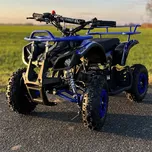 Leramotors Malá dětská benzínová čtyřkolka Leramotors STORM MINI 49ccm E-START - modrá, 2T