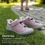 Protetika - barefoot boty KOMPROMIS s PRO-tex membránou EKA pink Veľkosť: 33