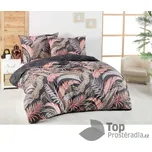 Bavlněné povlečení DELUXE 140x200+70x90 PALMA šedá