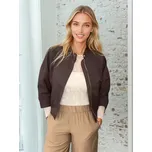 Top Secret lehká bunda 3/4 rukáv čokoládová Velikost: 34/36