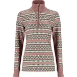 Dámské Termo tričko KARI TRAA LUNE H/Z 622923-TAUPE – Růžová S