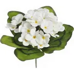 Fialka africká umělá 16 cm bílá