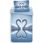 JERRY FABRICS 3D Povlečení Labutě micro Polyester - mikrovlákno, 140/200, 70/90 cm