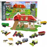 Sada Farma Stodola Traktory Figurky Zvířata 42 dílů