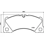 HELLA PAGID Sada brzdových destiček, kotoučová brzda 8DB 355 040-051