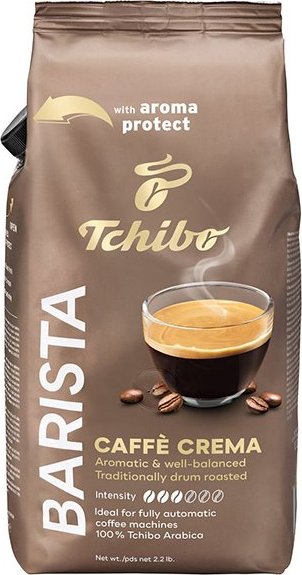 Tchibo Barista Caffé Crema, zrnková, 100% Arabica 1kg - 92548